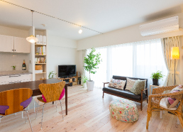 最上階なのに夏の暑さが気になくなりました。